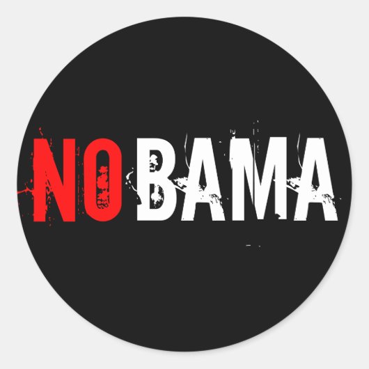 NOBAMA STICKER (Voorkant)