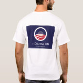 NObama voor President 08 VerkiezingsShirten NObama T-shirt (Achterkant)