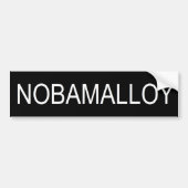 NOBAMALLOY BUMPERSTICKER (Voorkant)