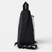 NOBCChE Blauwe Afdruk Sling Bag (Achterkant)
