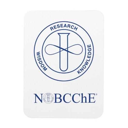 NOBCChE-magneet - Blauwe logo Magneet (Verticaal)