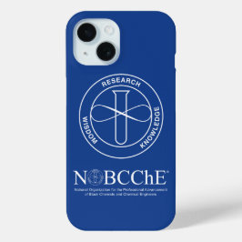 NOBCChE witte logo iPhone 15 Case