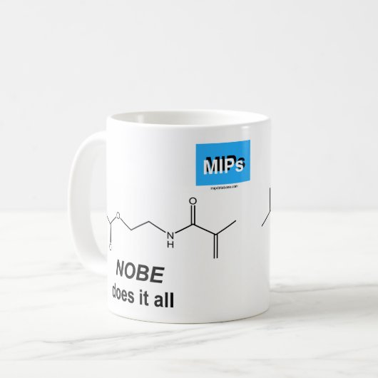 NOBE doet het al mok (Voorkant links)