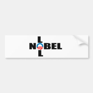 NOBEL LOL BUMPERSTICKER