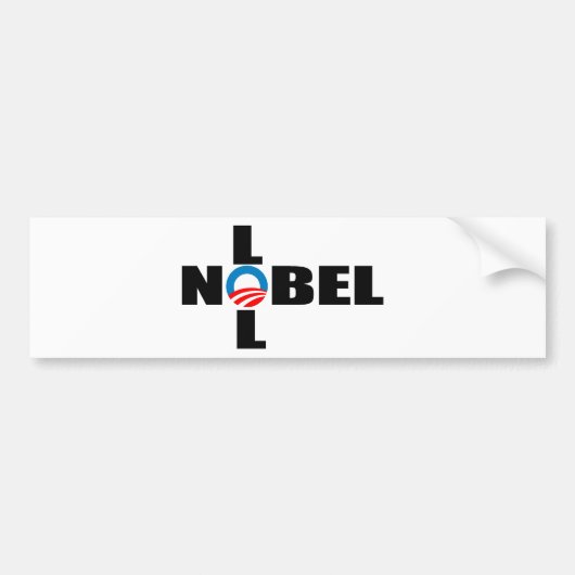 NOBEL LOL BUMPERSTICKER (Voorkant)