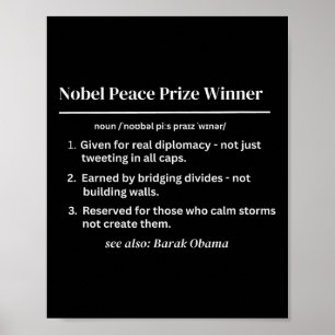 Nobel Vredesprijs Winnaar Definitie Oma Vs Trump Poster