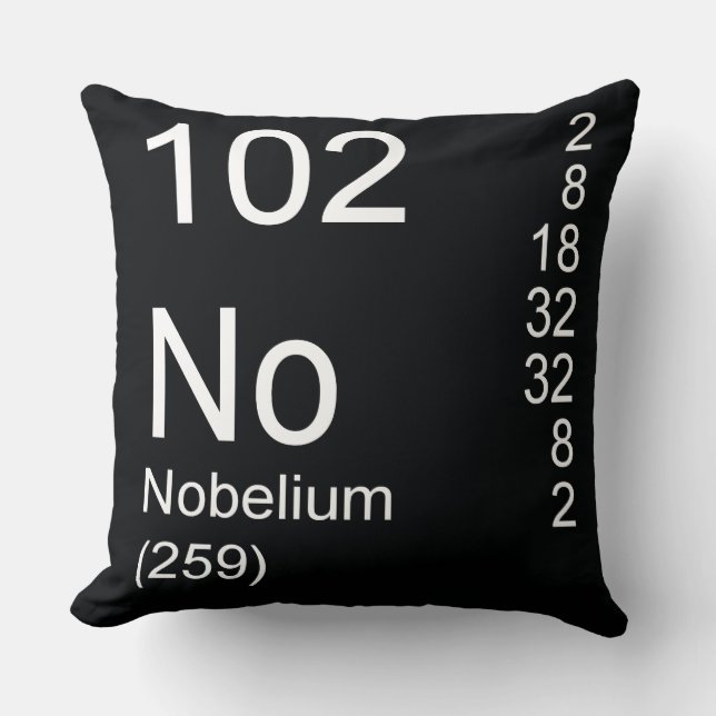 Nobelium Kussen (Voorkant)
