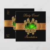 Nobelprijs gouden zwarte spijkergordel kaart (Voorkant / Achterkant)