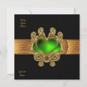 Nobelprijs gouden zwarte spijkergordel kaart (Achterkant)