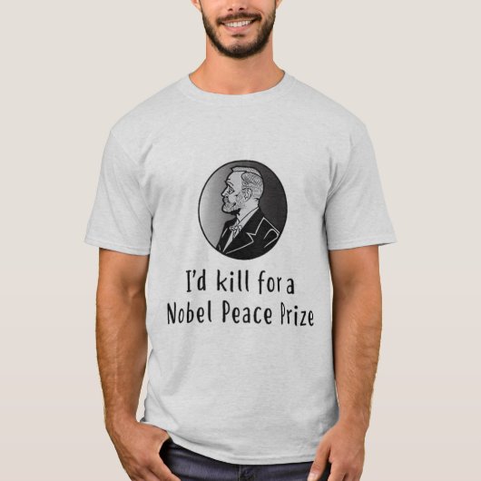 Nobelprijs voor de vrede t-shirt (Voorkant)