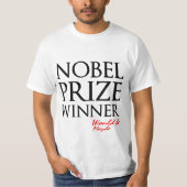 Nobelprijswinnaar zou misschien grappig, elegant z t-shirt (Voorkant)