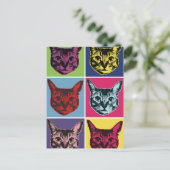 Nobigao Pop Cat Briefkaart (Staand voorkant)