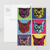 Nobigao Pop Cat Briefkaart (Voorkant / Achterkant)