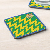 Nobile Contrada del Bruco (Caterpijler) Palio Bier Onderzetter (Linkerzijde)