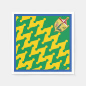 Nobile Contrada del Bruco (Caterpijler) Palio Servet (Voorkant)