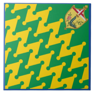 Nobile Contrada del Bruco (Caterpijler) Palio Tegeltje
