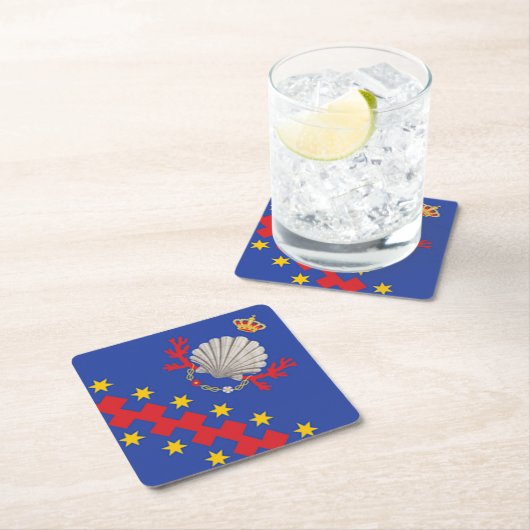 Nobile Contrada del Nicchio (Seashell) Kartonnen Onderzetters (Insitu)