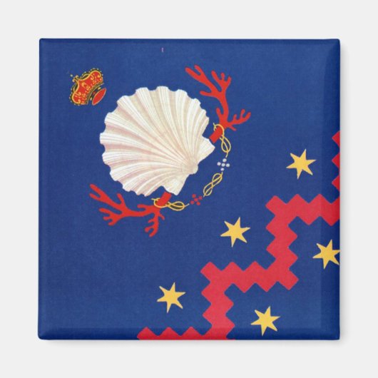 Nobile Contrada del Nicchio (Seashell) Palio Magneet (Voorkant)