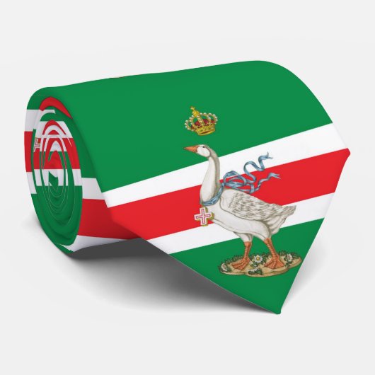 Nobile Contrada dell' Oca (Gans) Stropdas (Opgerold)