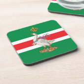 Nobile Contrada dell' Oca (Goose) Palio Bier Onderzetter (Linkerzijde)