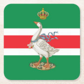 Nobile Contrada dell' Oca (Goose) Palio Kartonnen Onderzetters (Voorkant)