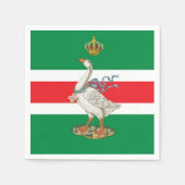 Nobile Contrada dell' Oca (Goose) Palio Servet (Voorkant)