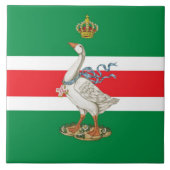 Nobile Contrada dell' Oca (Goose) Palio Tegeltje (Voorkant)