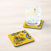 Nobile Contrada dell'Aquila Palio di Siena (Eagle) Bier Onderzetter (Rechterzijde)