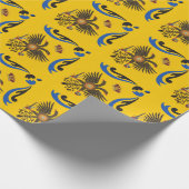 Nobile Contrada dell'Aquila Palio di Siena (Eagle) Cadeaupapier (Hoek)