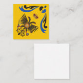 Nobile Contrada dell'Aquila Palio di Siena (Eagle) Informatiekaartje (Voorkant / Achterkant)