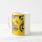 Nobile Contrada dell'Aquila Palio di Siena (Eagle) Koffiemok (Voorkant links)