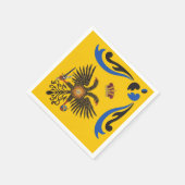 Nobile Contrada dell'Aquila Palio di Siena (Eagle) Servet (Hoek)