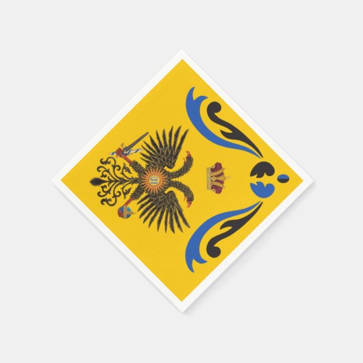 Nobile Contrada dell'Aquila Palio di Siena (Eagle) Servet (Hoek)