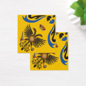 Nobile Contrada dell'Aquila Palio di Siena (Eagle) Vierkante Visitekaartjes (Bureau)