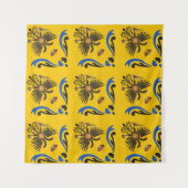 Nobile Contrada dell'Aquila Palio di Siena (Eagle) Wandkleed (Voorkant (horizontaal))