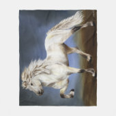 Nobility IJslands paard Fleece Deken (Voorkant)