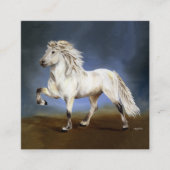 Nobility IJslands paard Vierkante Visitekaartje (Voorkant)