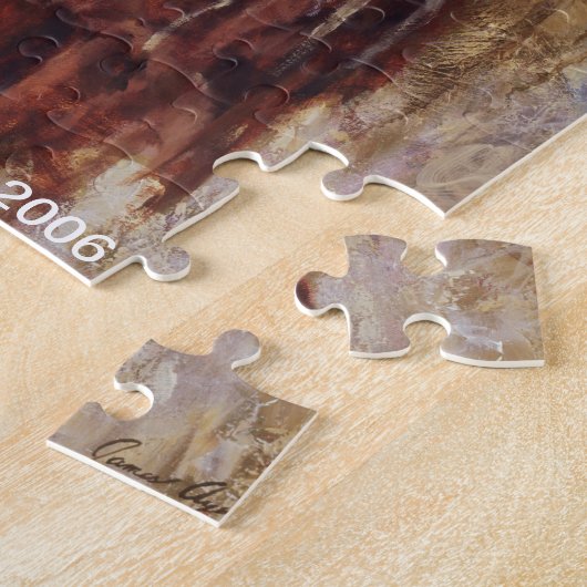 Nobility of Mind, Native American (Crow) puzzle Legpuzzel (Zijkant)