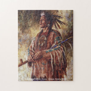Nobility of Mind, Native American (Crow) puzzle Legpuzzel