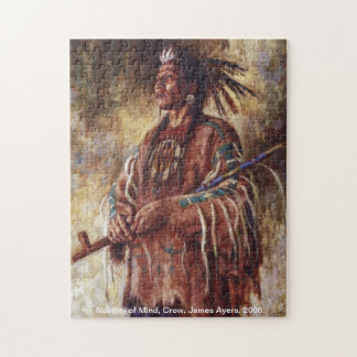 Nobility of Mind, Native American (Crow) puzzle Legpuzzel