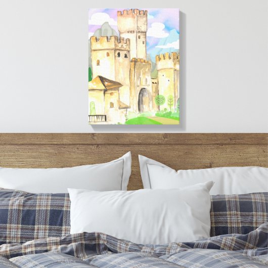 Nobility Stretted Canvas Print (Insitu (Slaapkamer))