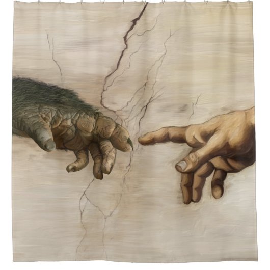 Noble Beasts - Creation of Apekind Douchegordijn (Voorkant)
