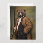 Noble Beasts - Dandy Bear Briefkaart (Voorkant / Achterkant)