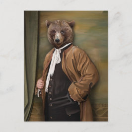 Noble Beasts - Dandy Bear Briefkaart