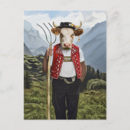 Noble Beasts - Dandy Cow Briefkaart