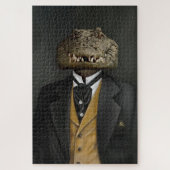 Noble Beasts - Dandy Crocodile Legpuzzel (Verticaal)