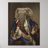Noble Beasts - Dandy Elephant Poster (Voorkant)