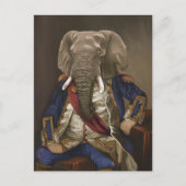Noble Beasts - Dandy Elephant Poster Briefkaart (Voorkant)