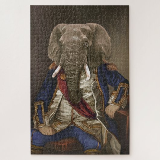 Noble Beasts - Dandy Elephant Poster Legpuzzel (Verticaal)