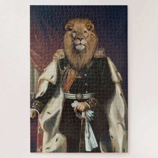 Noble Beasts - Dandy Lion Legpuzzel (Verticaal)